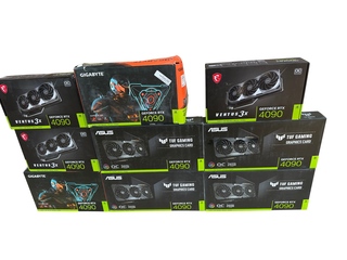 9x Videokaart, Asus, MSI, Gigabyte, Geforce RTX 4090